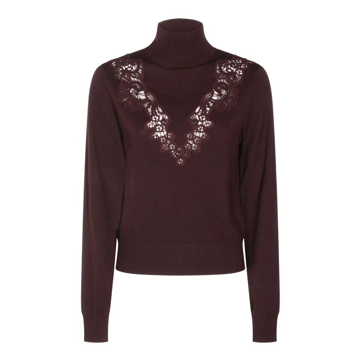 Zimmermann - Valiant Merino Lace Turtleneck