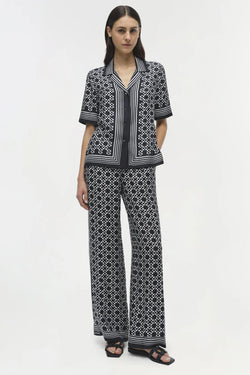 SIMKHAI - Koda Button Down Shirt in Black