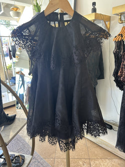 Zimmermann - Ascent Flutter Top in Black