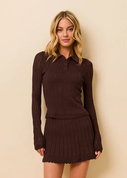 Solid & Striped - The Debra Top in Truffle