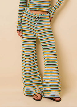 Solid & Striped - The Ayden Pant in Multicolor Stripe