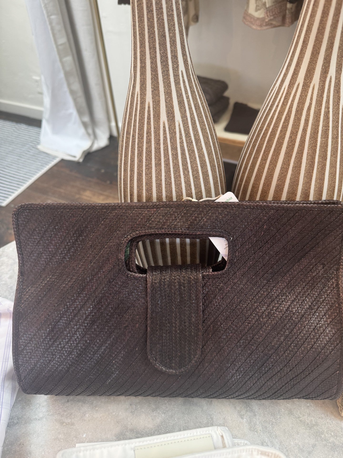 Claudia Botero Designs - New Clutch Large in Chocolate