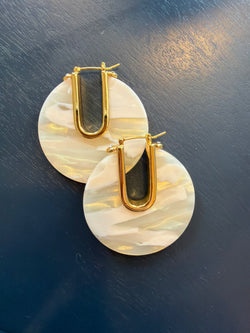 Xtraordinary Flair - Chunky lucite with 14kt gold filled detail.