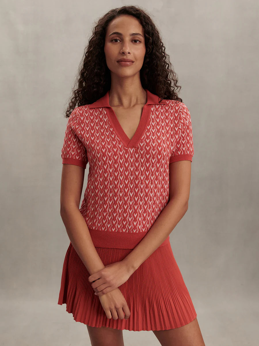 Varley - Ezrella Knit Top in Baked Apple