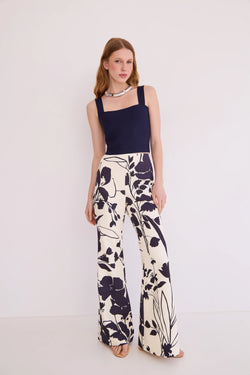 Cara Cara - Pisa Pant in Botanic Ivory