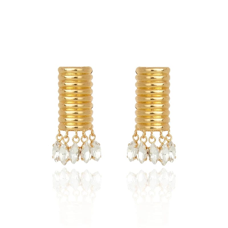 Cristina Sabatini - Bellatrix Earring in Crystal Gold