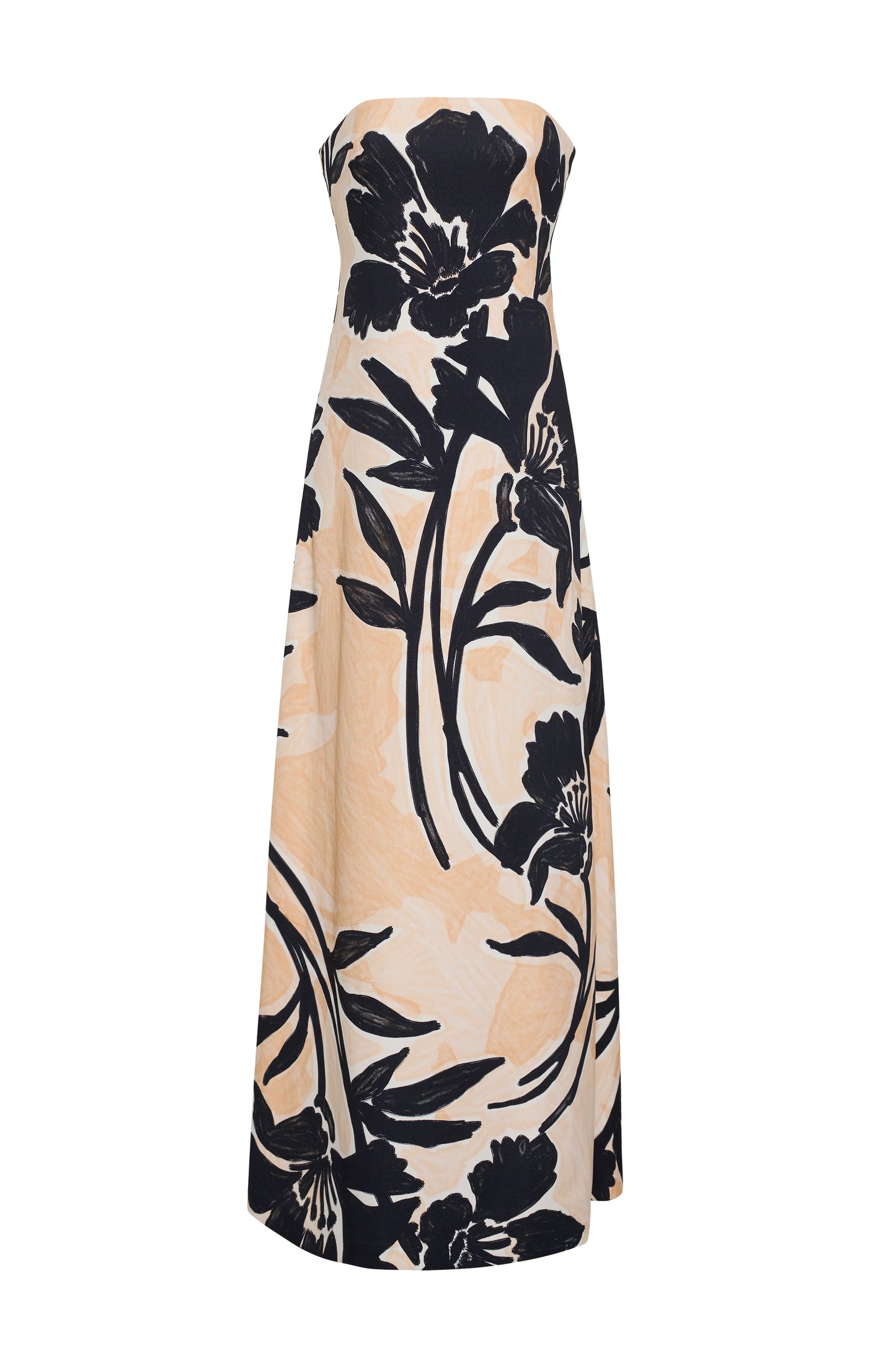 Cara Cara - Benita Dress in Flora Shadow Ginger