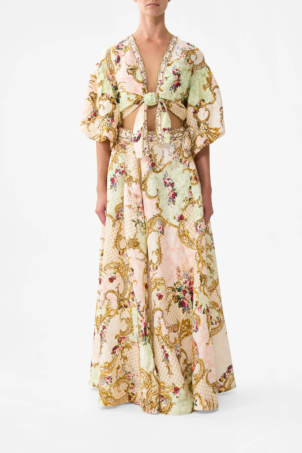 Camilla - Maxi Wrap Skirt in The Queen's Quarters