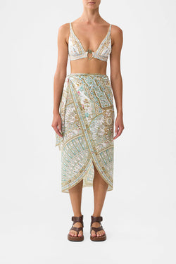 Camilla - Long Eyelet Sarong in Ottoman Dynasty