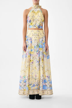 Camilla - Corset Waist Maxi Skirt