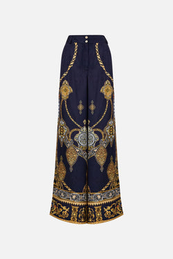 Camilla - Wide Leg Waisted Pant in The Imperial Gate