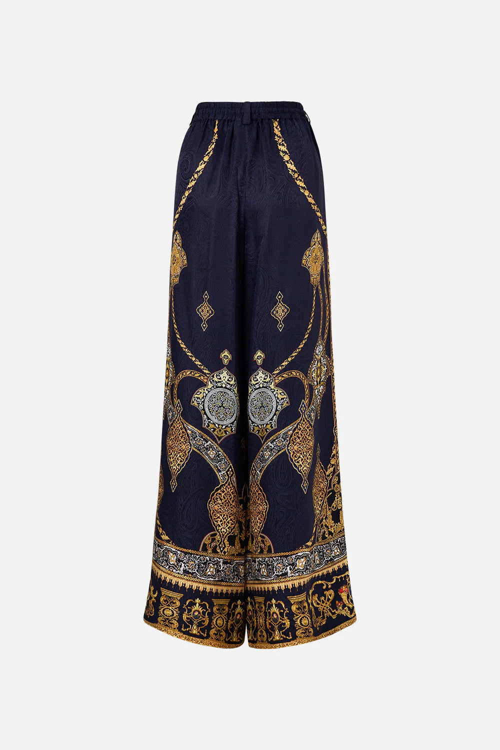 Camilla - Wide Leg Waisted Pant in The Imperial Gate