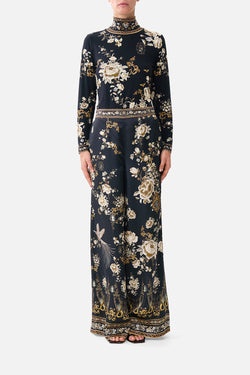 Camilla - Jersey Turtleneck in Flamenco Folklore