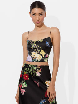 alice + olivia - Saylor Bustier Cami Top in Venus Floral