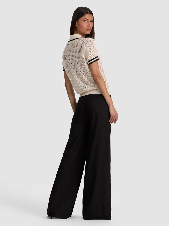 alice + olivia - Polo in Soft White Black