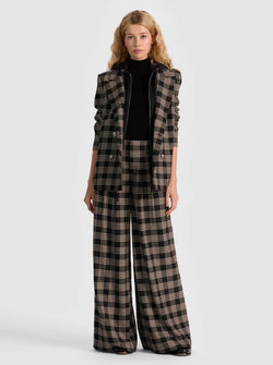 Alice + Olivia Jordan Blazer with Removable Hoodie in Black