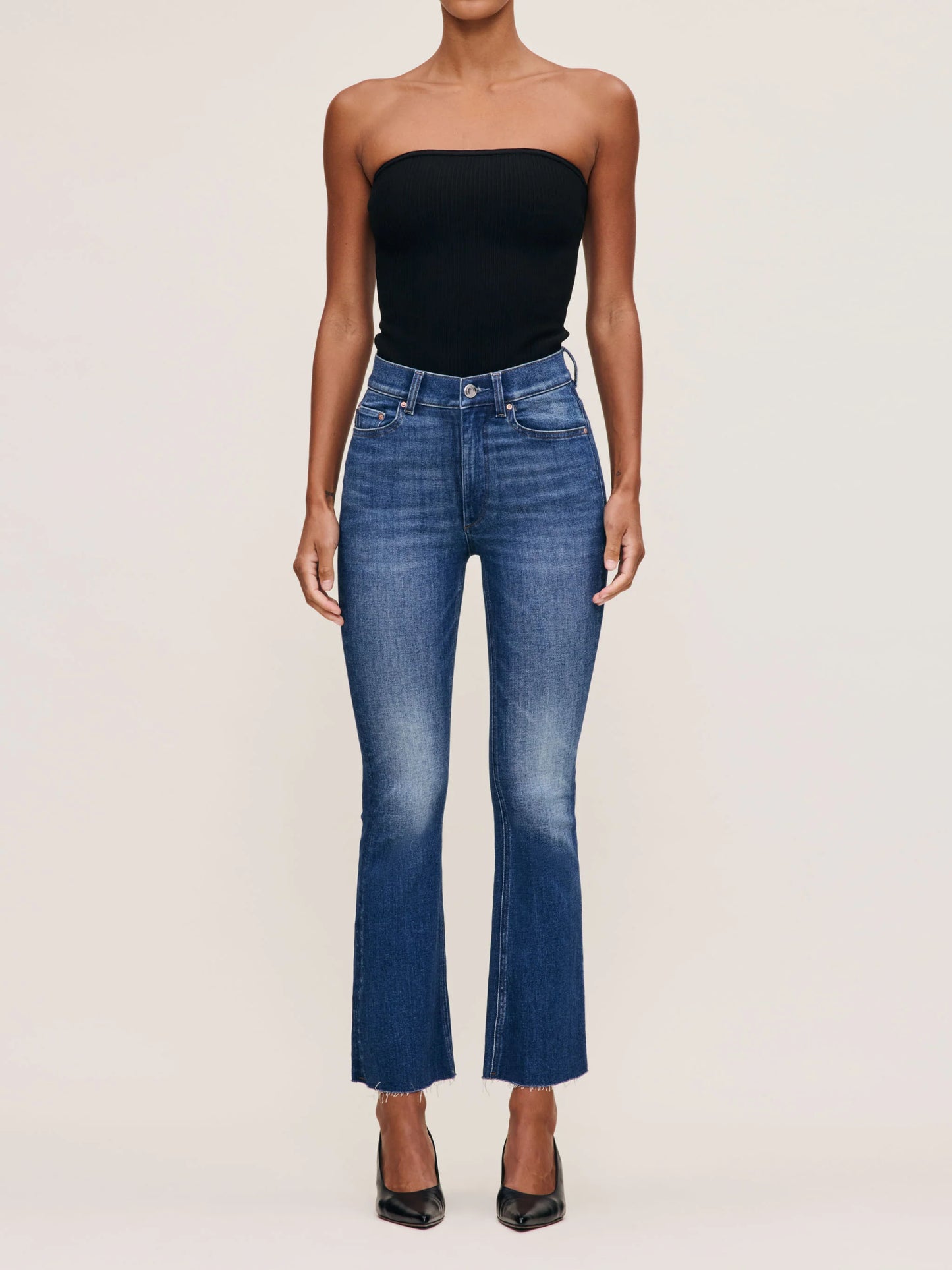 DL 1961 - Bridget Boot High Rise Instasculpt™ Crop Jeans in Hulton