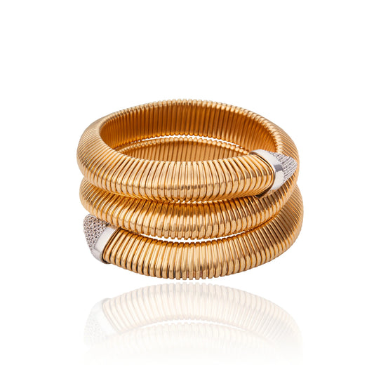 Cristina Sabatini - Simona Double Bracelet in Gold