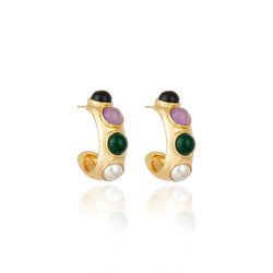 Cristina Sabatini - Di Cavalcanti Hoop Earrings