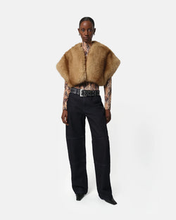 APPARIS - Devin Mink Shrug in Blonde Mink