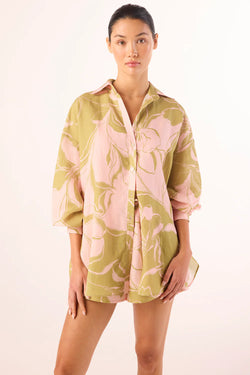 Misa Los Angeles - Ani Top in Olive Flora