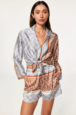 Misa Los Angeles - Elam Shorts in Checkered Tile