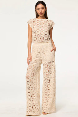 Misa Los Angeles - Terra Pant in Cotton Crochet
