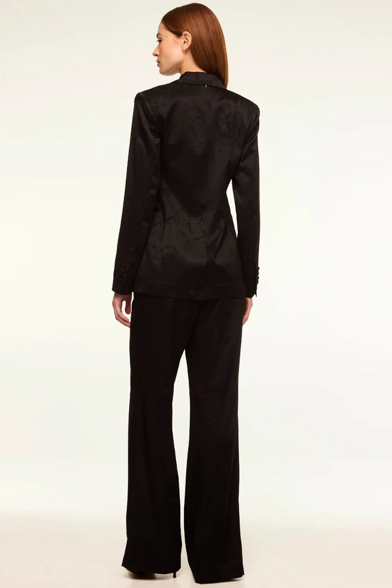 Misa Los Angeles - Lauren Blazer in Black Jacquard