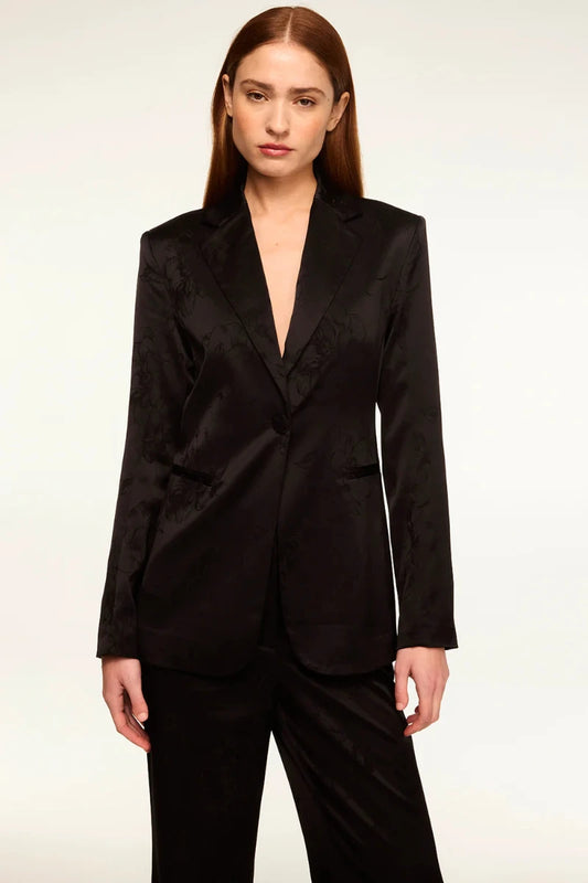 Misa Los Angeles - Lauren Blazer in Black Jacquard