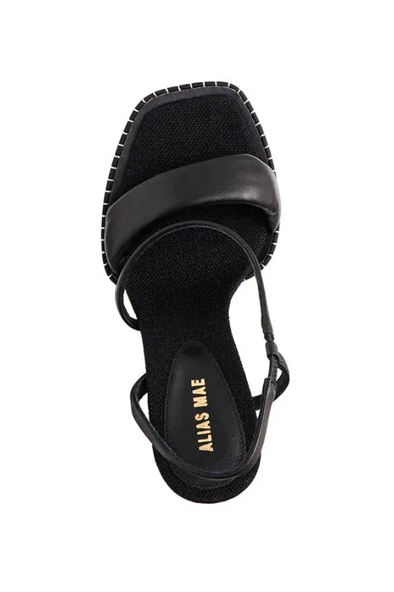 Alias Mae - Ginny Black Leather Shoes