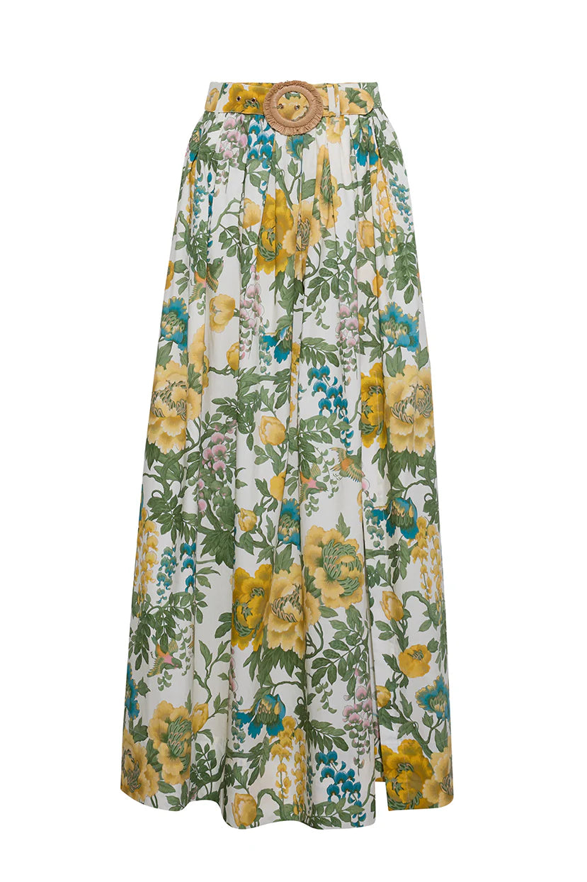 Cara Cara - Greenfield Skirt in Flora Meadow