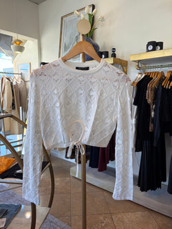 Maria Pavan - White Knit Blouse