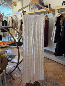 Maria Pavan - White Knit Pants