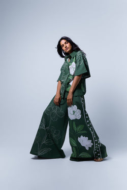 Verandah - Floral Bell Sleeve Shirt