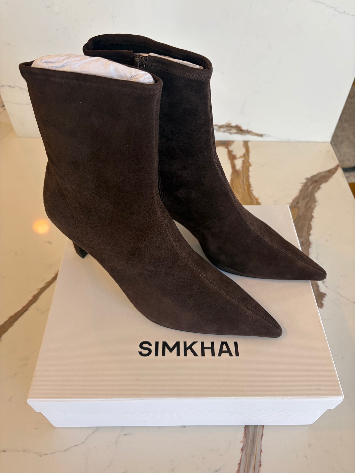 Simkhai - Katya Stretch Suede Ankle Book