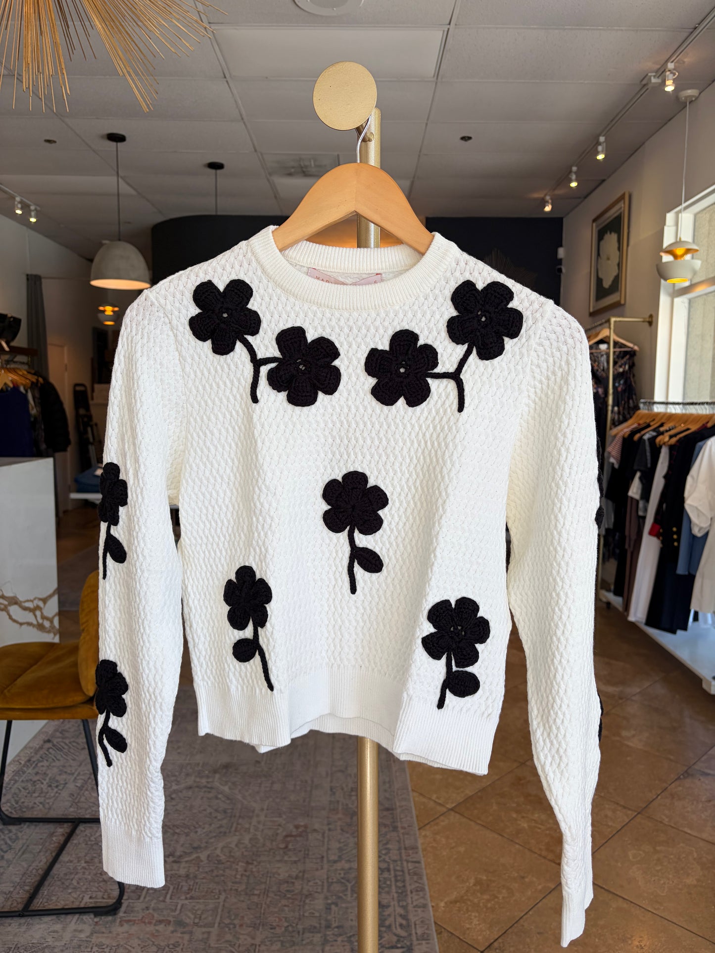 Maria Pavan - Blusa Pull Bordado