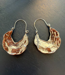Xtraordinary Flair - Silver Rhodium plating. Irregular shaped.