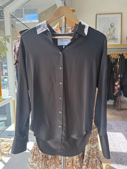 FRAME - Silk Shirt in Brown