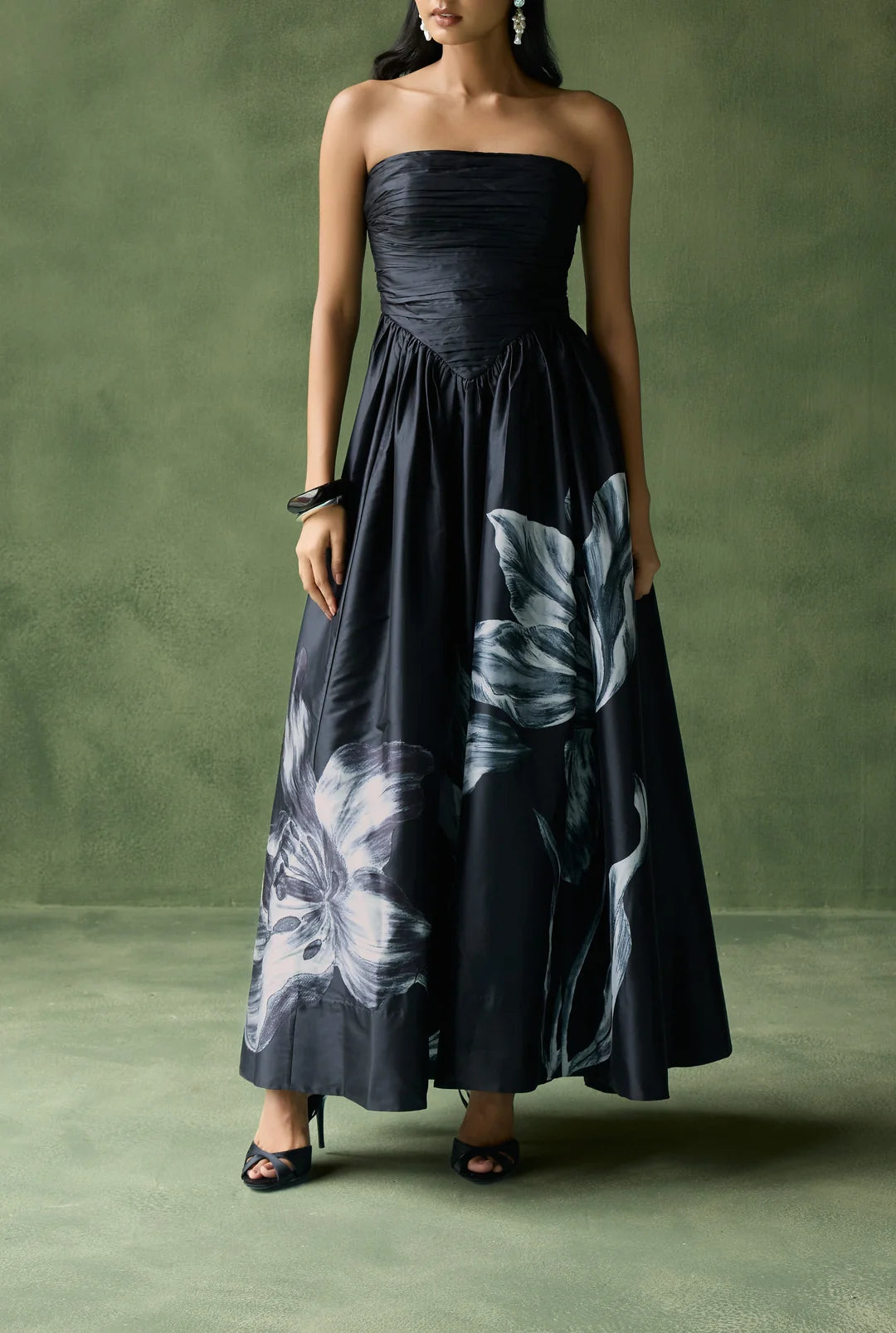 Hemant & Nandita - Ishi Strapless Maxi Dress