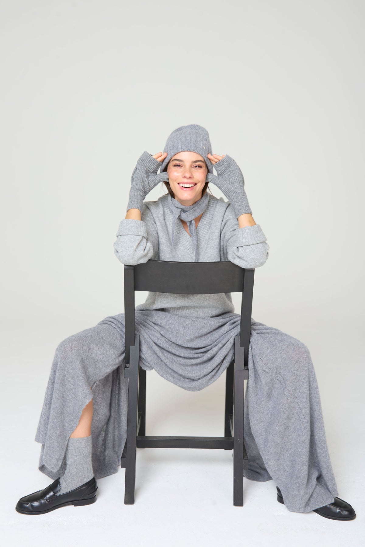 Flip-Top Mittens - Grey