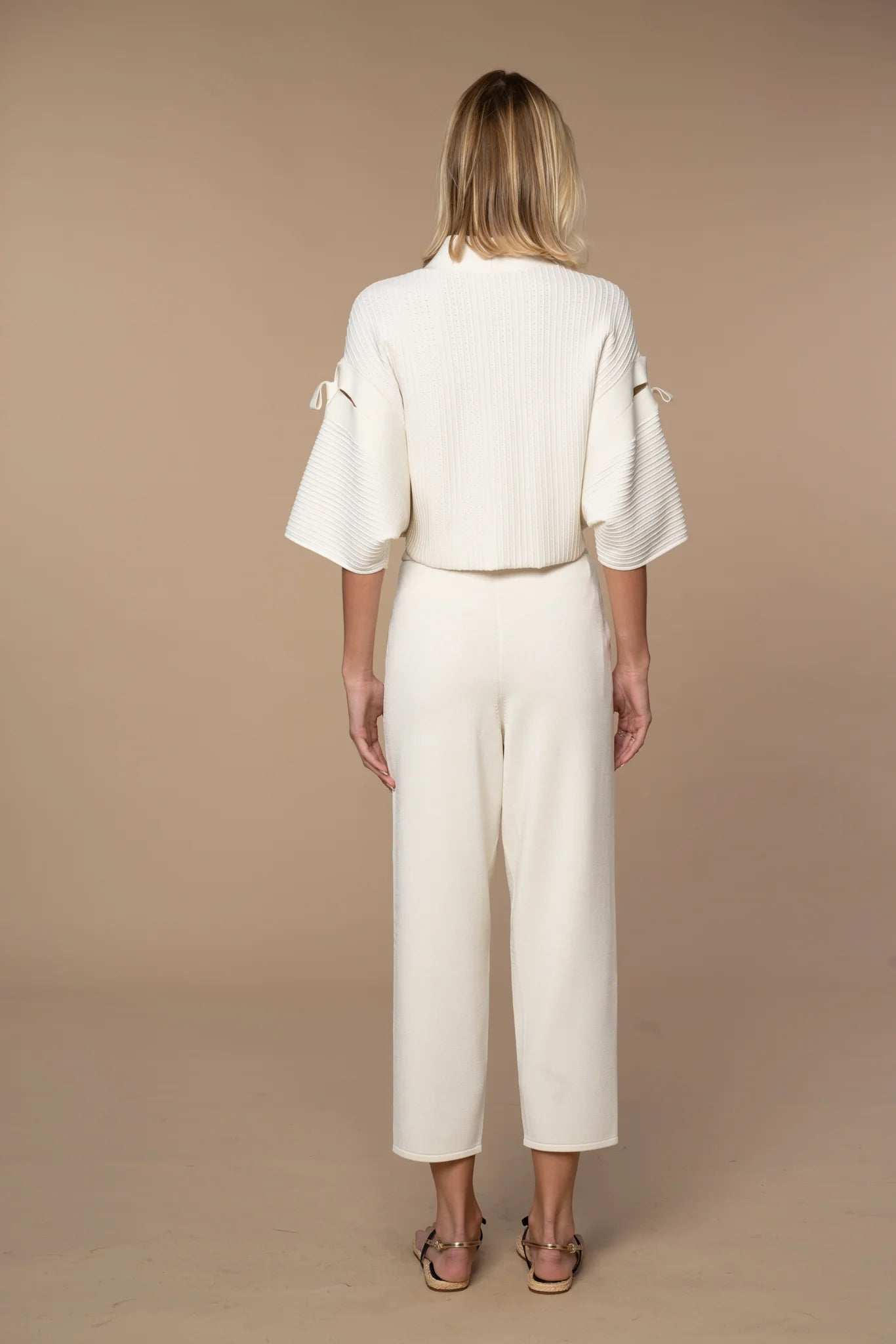 Diana Moya - Riley Trouser in Off White/Egret
