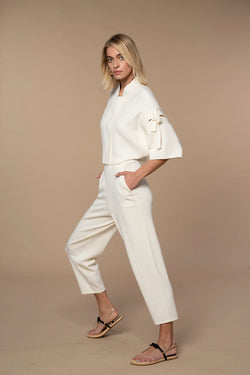 Diana Moya - Riley Trouser in Off White/Egret