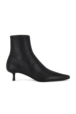 SIMKHAI - Joni Stretch Leather Ankle Boot in Black