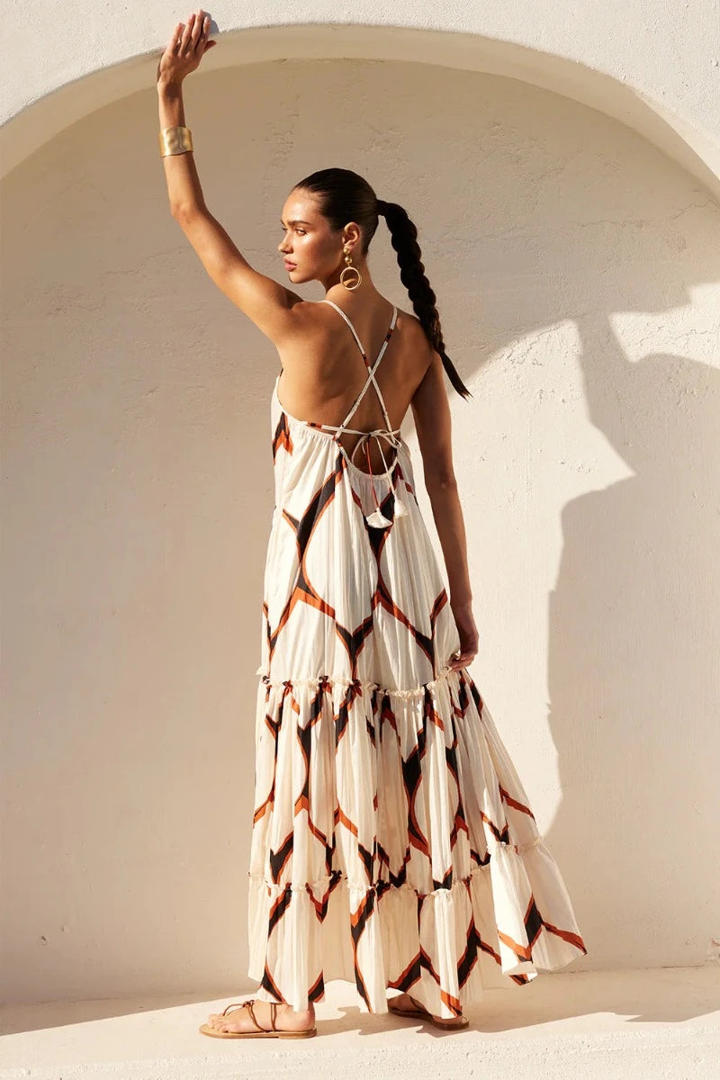 Misa Los Angeles - Kali Dress in Los Cabos Geo