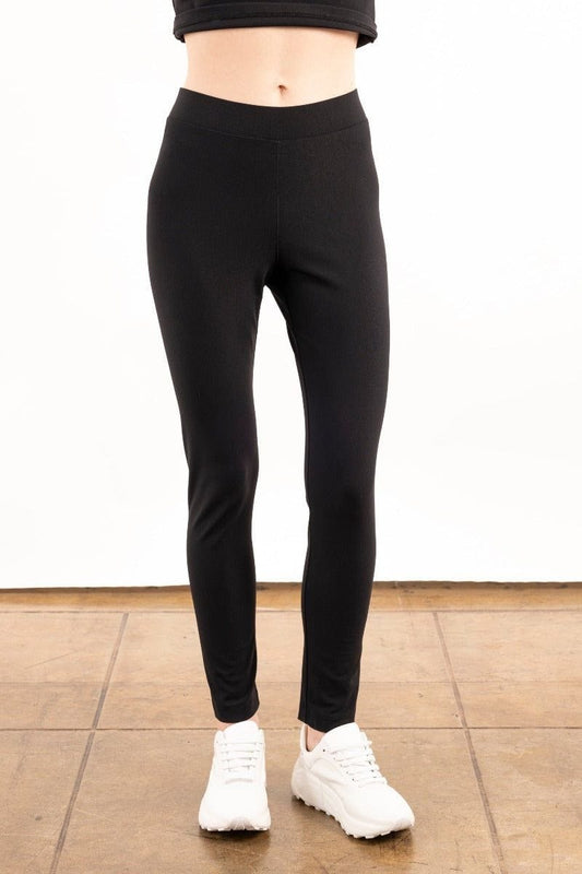 Elaine Kim - Tech Stretch Slim Leggings in Black