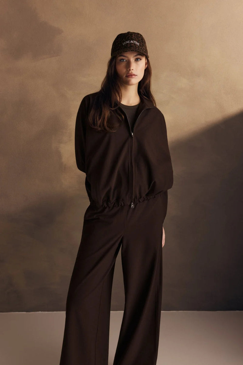 Lune - Lisa Wide Leg Pant in Espresso