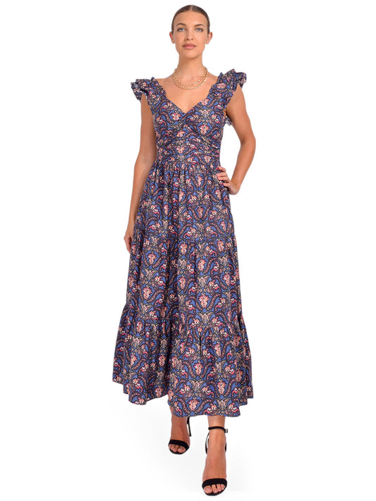 Love The Label - Lyndsey Long Dress in Amisha Print