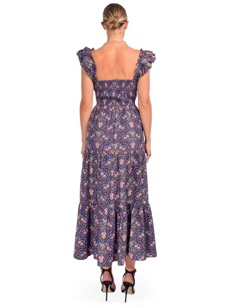 Love The Label - Lyndsey Long Dress in Amisha Print