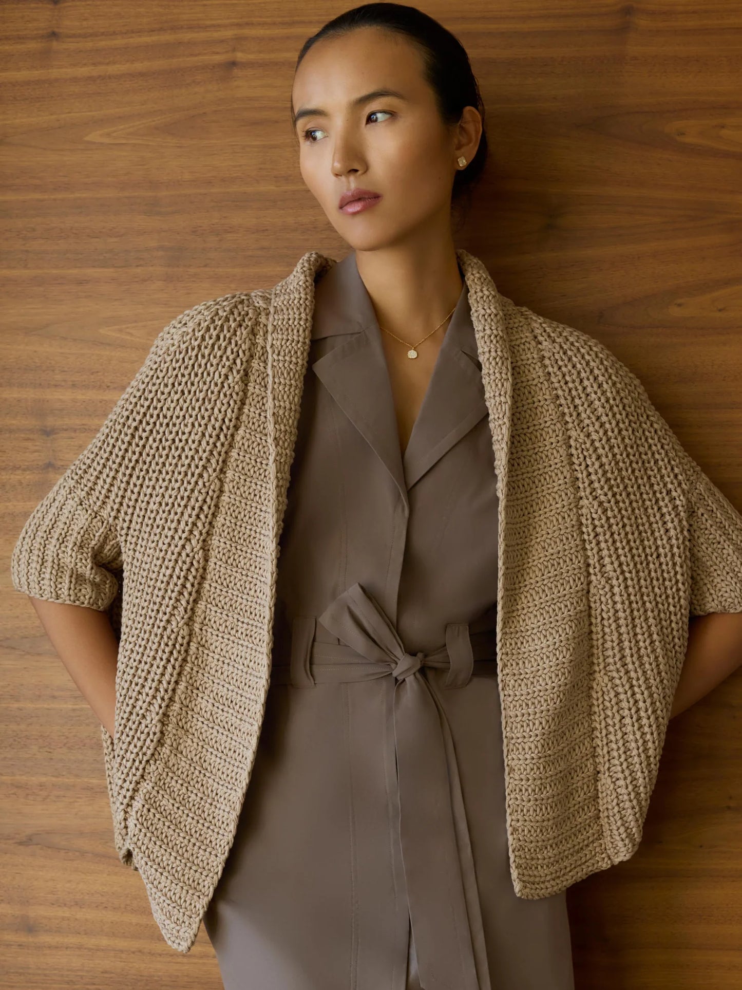 Brochu Walker - The Fida Handknit Shrug