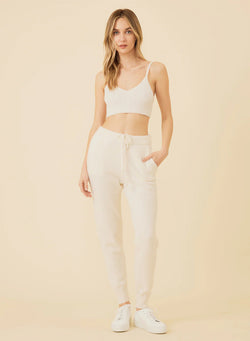 One Grey Day - Colorado Cashmere Pant in Ivory
